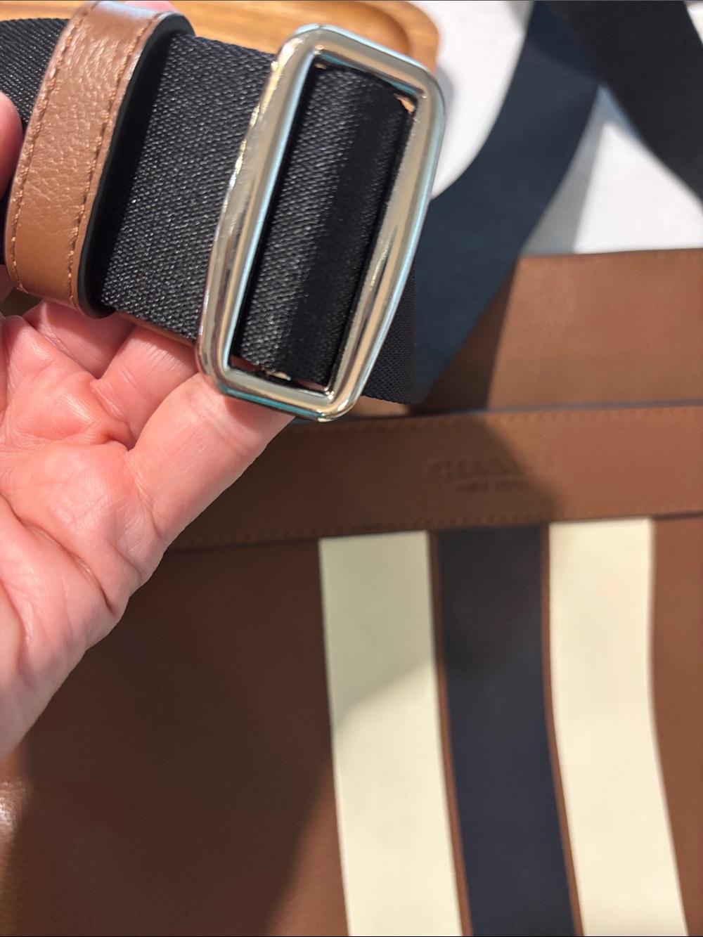 Coach Charles Varsity stripe Crossbody - Picture 4 of 8